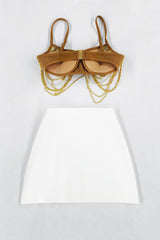 Sable Pearl Body Chain Set | Dress In Beauty