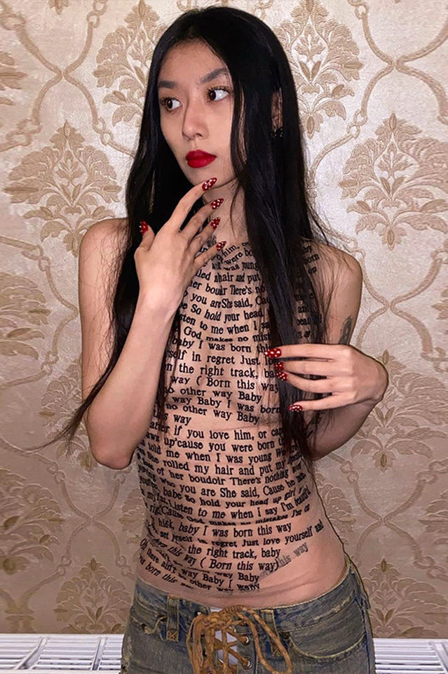 Born this Way Sleeveless Top | Dress In Beauty