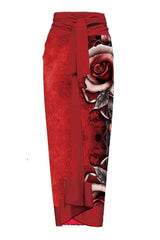 3D Flower One Piece Swimsuit & Skirt Set | Dress In Beauty