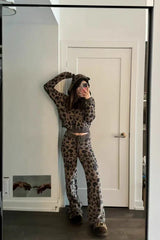 Unisex Cozy Knit Robe with Animal Ears - View 6 | TEVQA