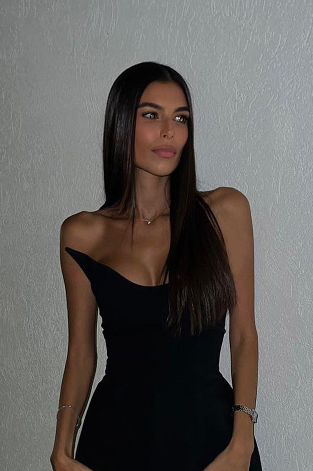 White Strapless Scarf Maxi Dress | Dress In Beauty