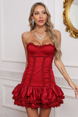 Birtin Strapless Ruffle Skirt | Dress In Beauty