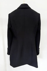 Kallie Sequin Embellished Blazer Mini Dress - View 16 | TEVQA
