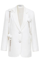 In Bloom Floral-appliqu¨¦ Blazer | Dress In Beauty