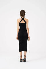 Kelly Halter Neck Maxi Dress - View 14 | TEVQA