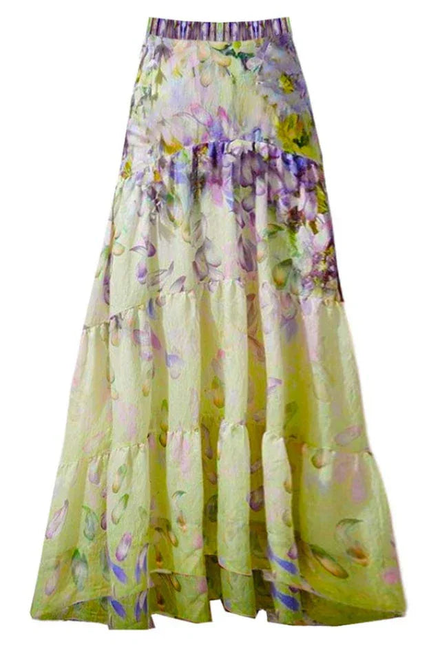 Floral applique maxi dress - View 7 | TEVQA