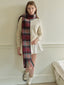 British Heritage Wool Blend Plaid Scarf