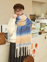 Oversized gradient scarf - View 12 | TEVQA