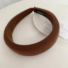 Padded Ribbed Knit Headband - 1.2 Inch Volumizing Style