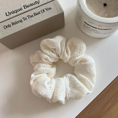 Textured Knit Hair Scrunchie
