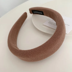 Padded Ribbed Knit Headband - 1.2 Inch Volumizing Style