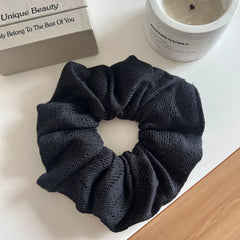 Textured Knit Hair Scrunchie
