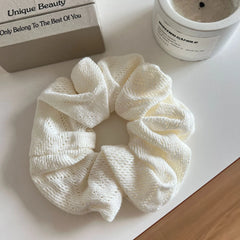 Textured Knit Hair Scrunchie