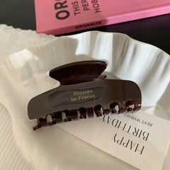 French Design Acetate Hair Claw Clip - View 9 | TEVQA