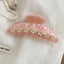 Pearlescent Cherry Blossom Acetate Hair Claw Clip - View 6 | TEVQA