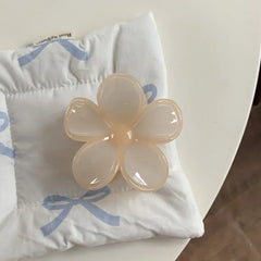 3D Plumeria Flower Hair Claw Clip - View 9 | TEVQA