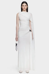 Aubrie Draped Cape Maxi Dress | Dress In Beauty