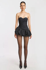 Balloon Draped Mini Dress | Dress In Beauty