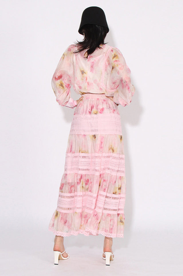 Faye Floral Top + Skirt Set | Dress In Beauty