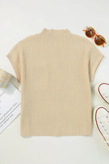 Apollo Short Sleeve Knit Sweater - TEVQA