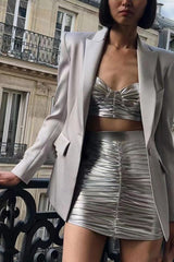 Bauer Ruched Bralette + Riley Skirt Set | Dress In Beauty