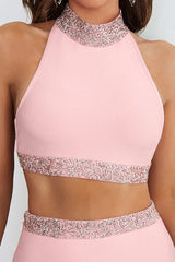Charlee Two Piece Set Pink - View 8 | TEVQA