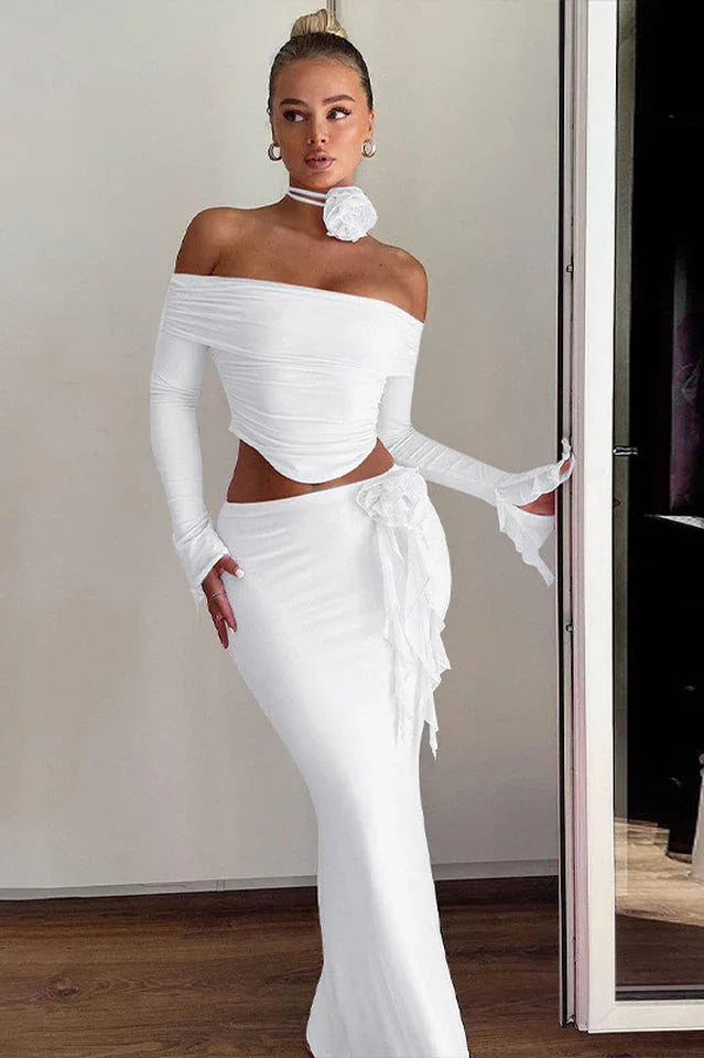 Deema Maxi Skirt Set - TEVQA