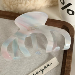 Large Acetate Octopus Claw Clip for Thick Hair - View 10 | TEVQA