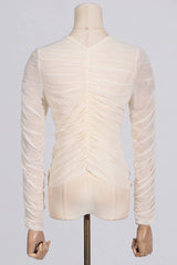 Laure Ruched Skirt Set - View 8 | TEVQA