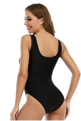 One Piece Athletic Swimsuit - View 12 | TEVQA