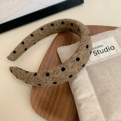 Vintage-Inspired Padded Headband Collection - 1.2 Inch Autumn Textures