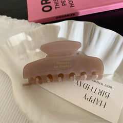 French Design Acetate Hair Claw Clip - View 6 | TEVQA