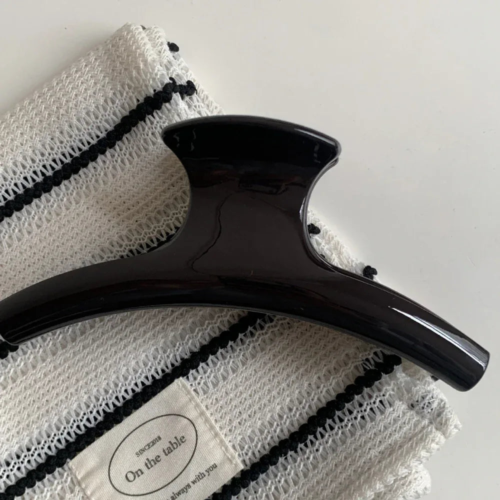 Jumbo XL Acetate Hair Claw Clip in matte finish - View 6 | TEVQA