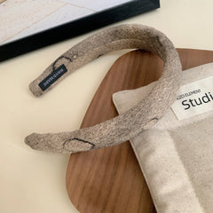 Vintage-Inspired Padded Headband Collection - 1.2 Inch Autumn Textures