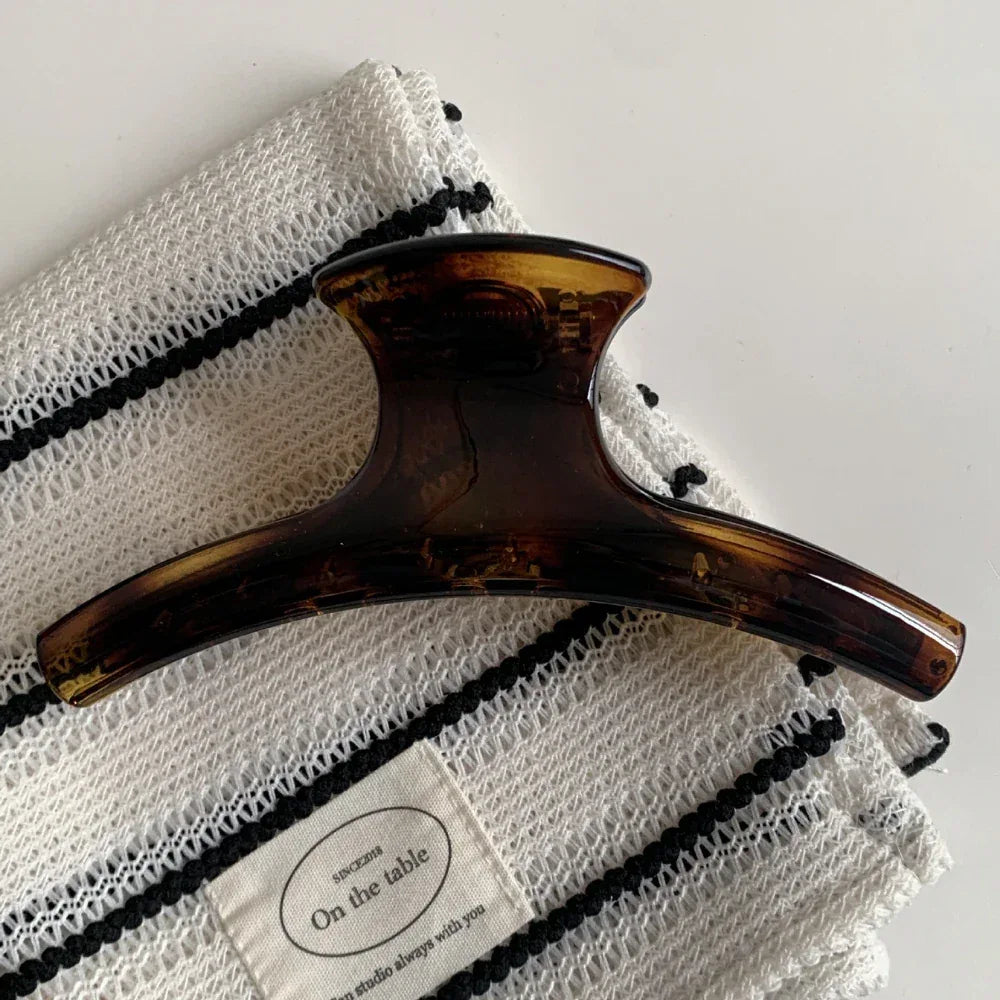Jumbo XL Acetate Hair Claw Clip in matte finish - View 8 | TEVQA