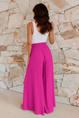 Basic High Waisted Flare Trousers | Dress In Beauty