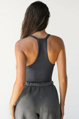 Amelie Ribbed Knit Tank Top - View 7 | TEVQA