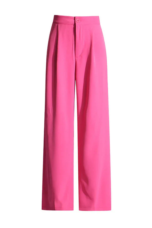 Sleeveless bow top and wide leg pants set - View 9 | TEVQA