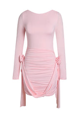 Amelia Blush Mini Dress | Dress In Beauty