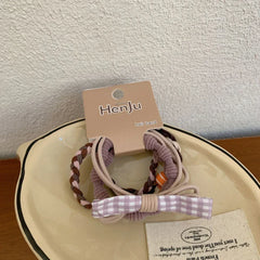 3 Pack Preppy Charm Hair Ties - View 6 | TEVQA
