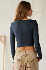 Self Design Scoop Neck Top | Dress In Beauty