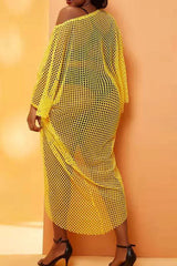 Plus Size Cover Up Dress (XL-4XL) - TEVQA