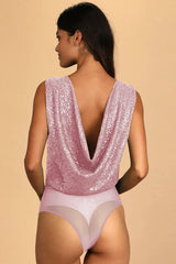 Evening of Wonder Sequin Bodysuit - View 14 | TEVQA
