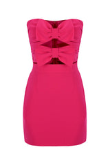 Bow Detailed Mini Dress | Dress In Beauty