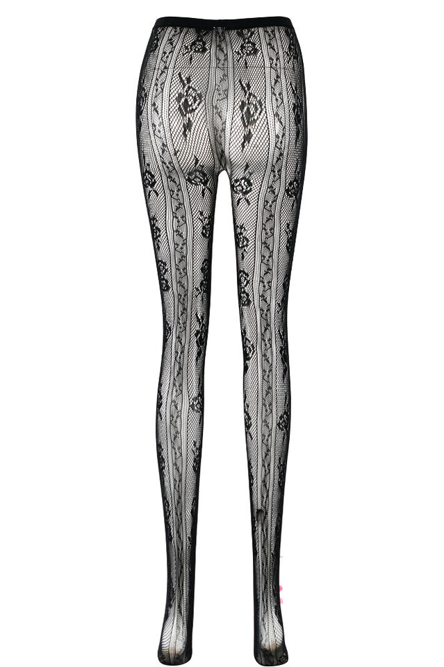 Next Level Sweetheart Lace Tights | Dress In Beauty