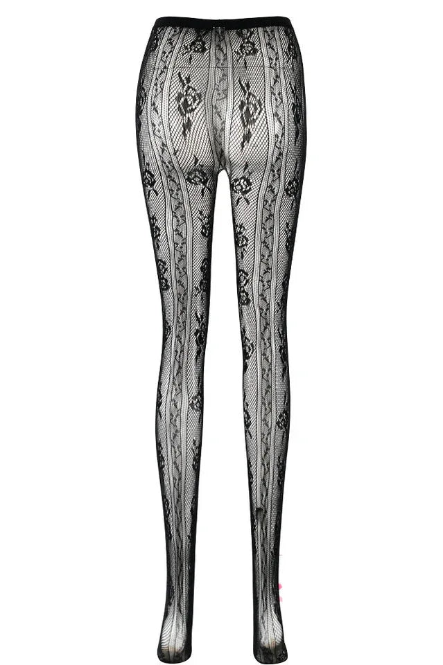 Next Level Sweetheart Lace Tights - TEVQA
