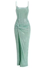 Haya Sequin Corset Maxi Dress | Dress In Beauty