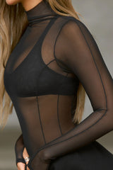 Exposed Seams Long Sleeve Top | Dress In Beauty