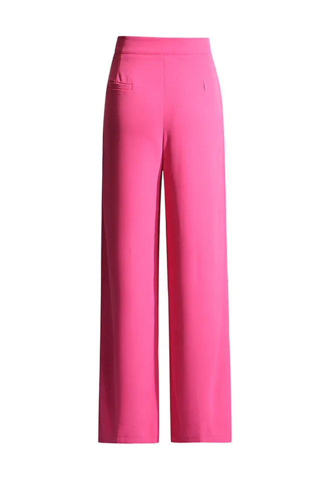 Sleeveless bow top and wide leg pants set - View 10 | TEVQA
