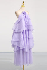 Sibley Halterneck Tiered Ruffle Maxi Dress | Dress In Beauty
